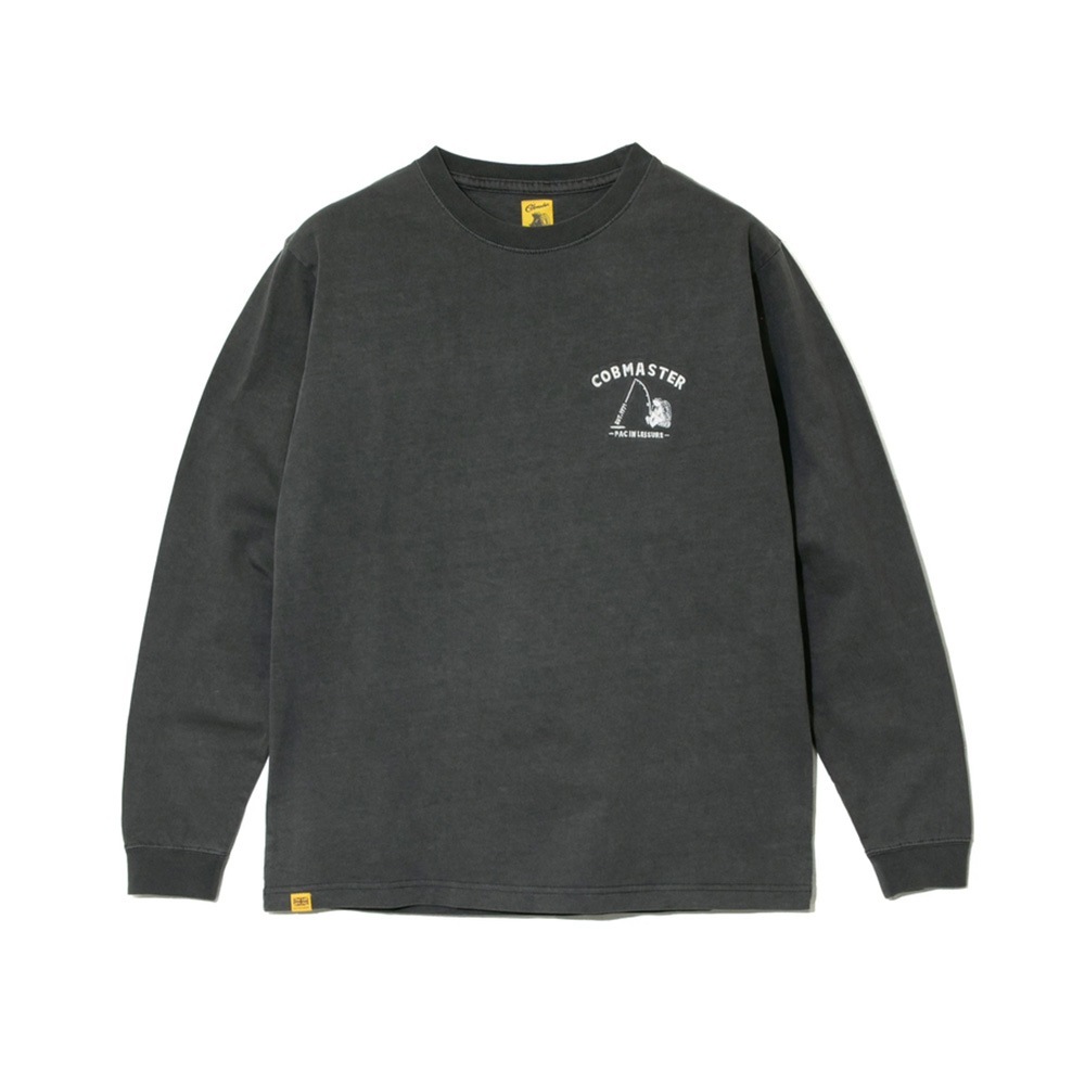 ピグメント染め刺繍ベーシック L/STEE(釣りベアー)