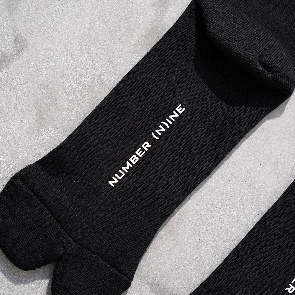 100% FINE COTTON PLAIN 2 PACK RIB TABI SOCKS