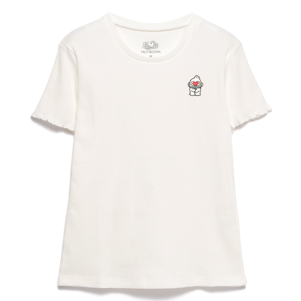 はぴだんぶい×Fruit of the Loom リブメローTシャツ ハンギョドン