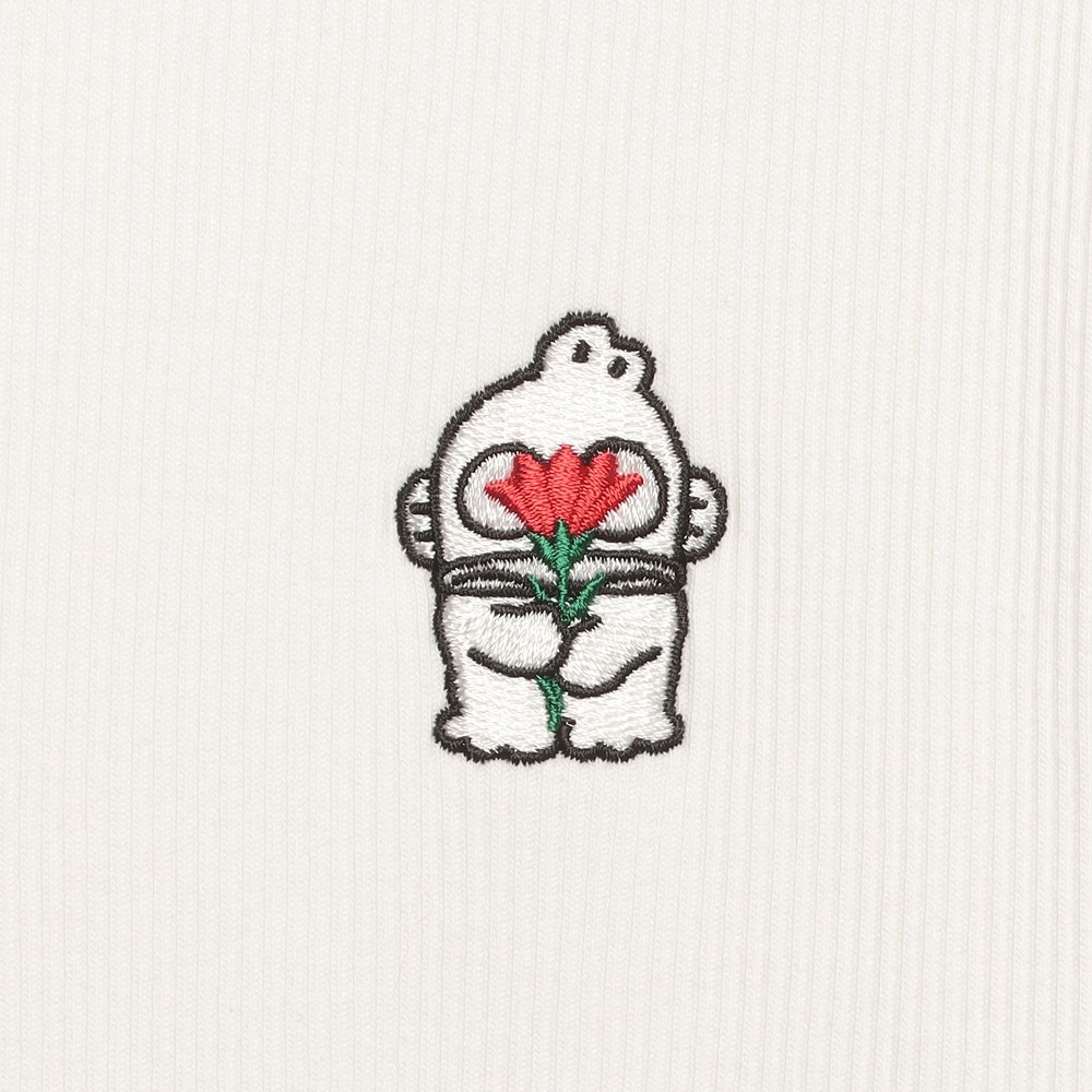 はぴだんぶい×Fruit of the Loom リブメローTシャツ ハンギョドン