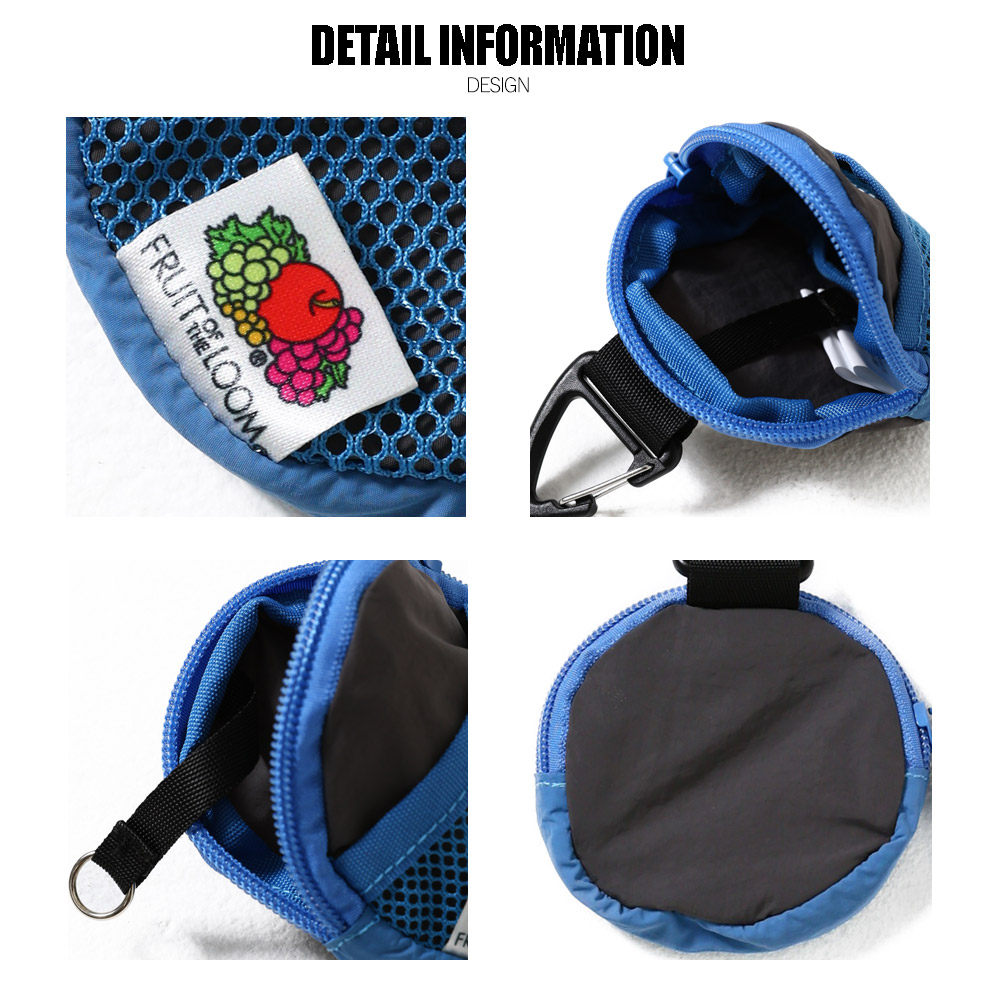 EX MESH BICOLOR CIRCLE MINIPOACH