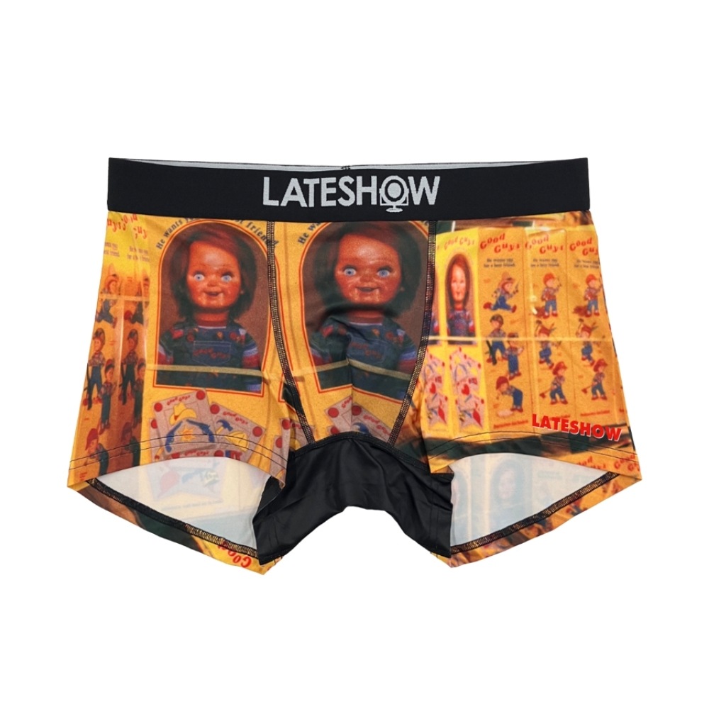 LATESHOW × Childs Play CHUCKY Good Guysフォトボクサーパンツ