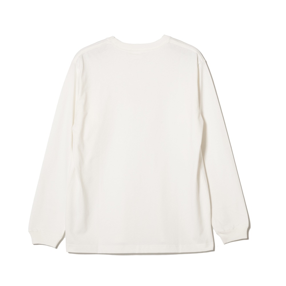 BASIC HEM PRINTED L/S T-SHIRT