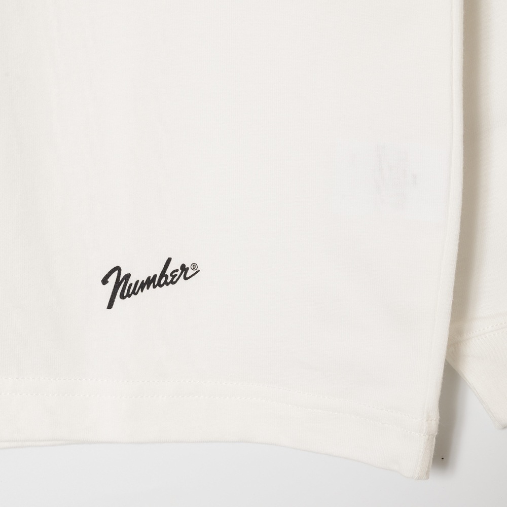 BASIC HEM PRINTED L/S T-SHIRT