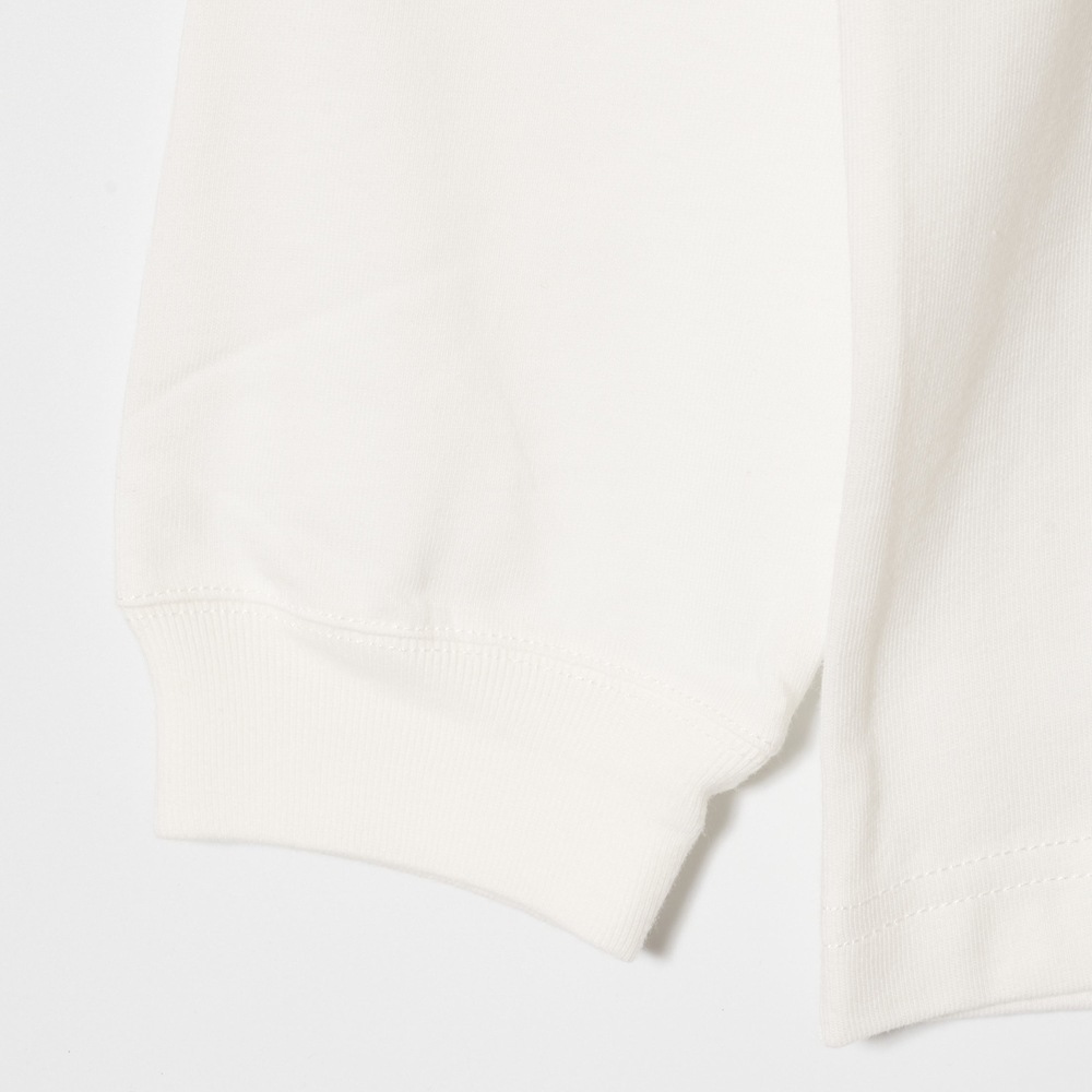 BASIC HEM PRINTED L/S T-SHIRT