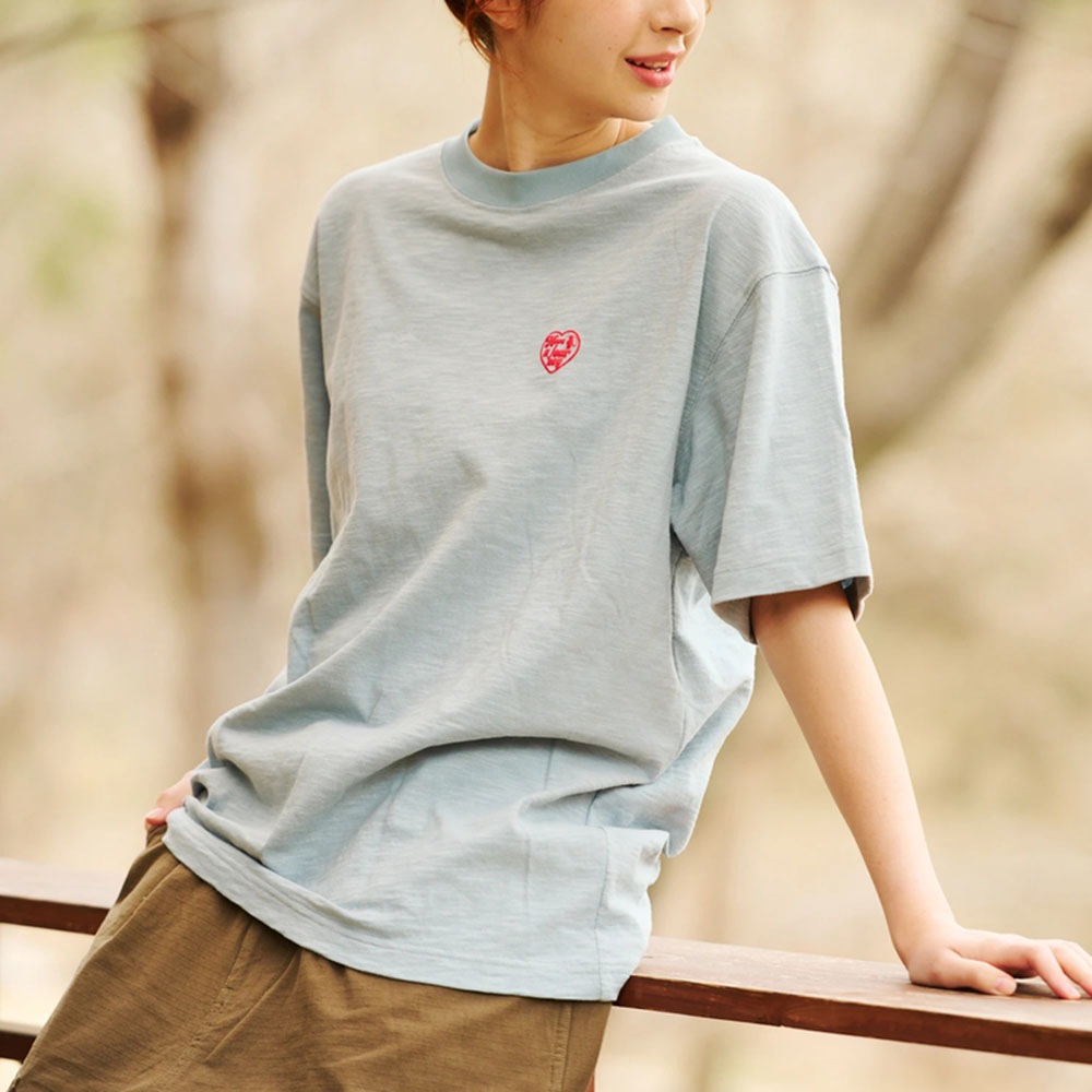 COB スラブ天竺 ワールドワッペンTEE