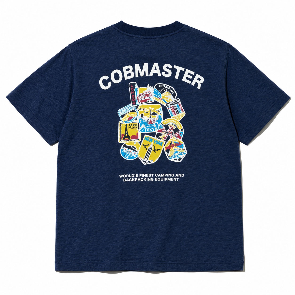 COB スラブ天竺 ワールドワッペンTEE