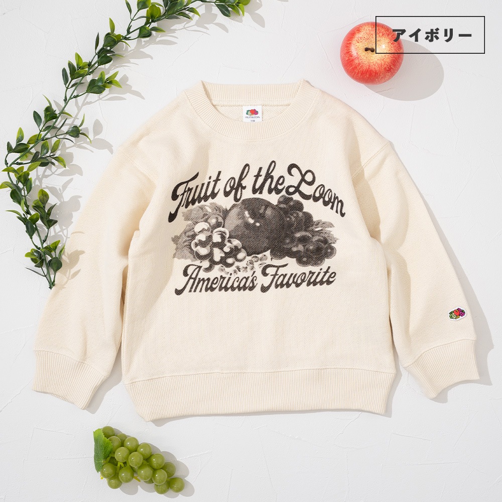 FTL キッズ レトロロゴプリント スウェットシャツ