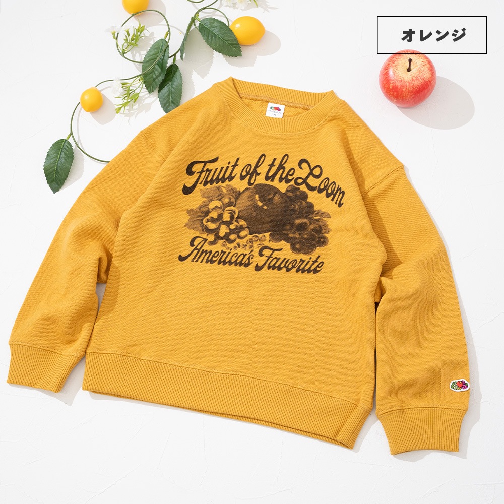 FTL キッズ レトロロゴプリント スウェットシャツ