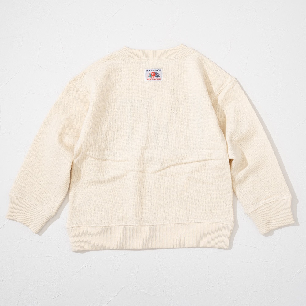 FTL キッズ カラフルロゴ刺繍 スウェットシャツ