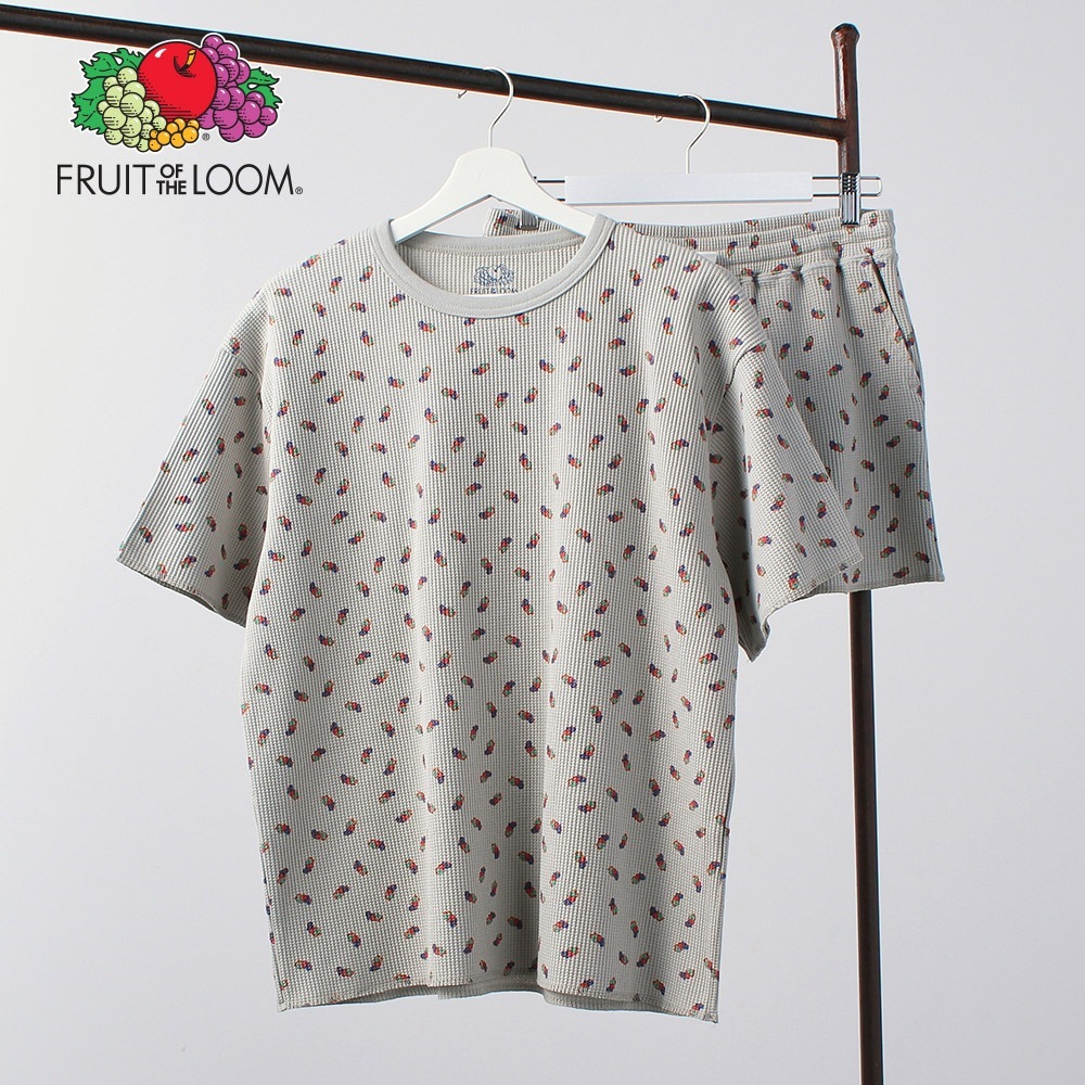 FTL フルーツ柄ワッフル半袖上下セット | FRUIT OF THE LOOM,ROOMWEAR ...