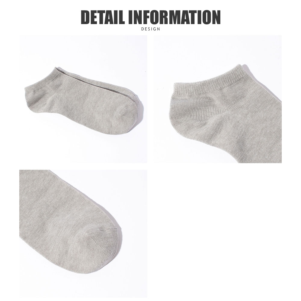 5P A.無地 レディースソックス