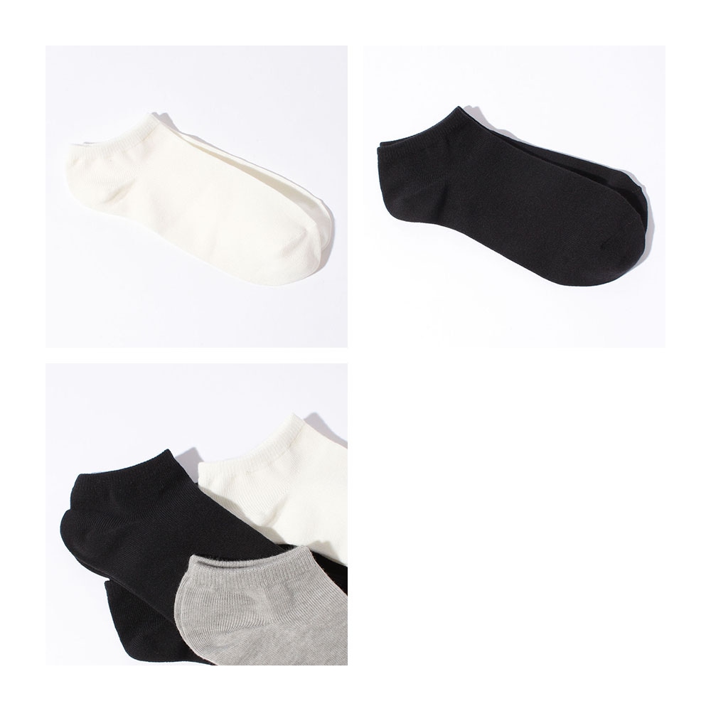 5P A.無地 レディースソックス