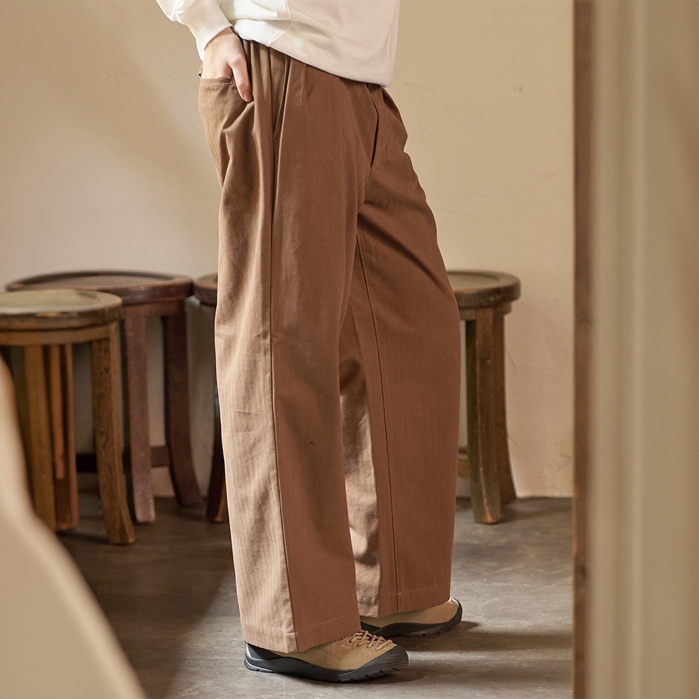 ヘリンボーン 2タックチノパンツ | COBMASTER | JUGLANS