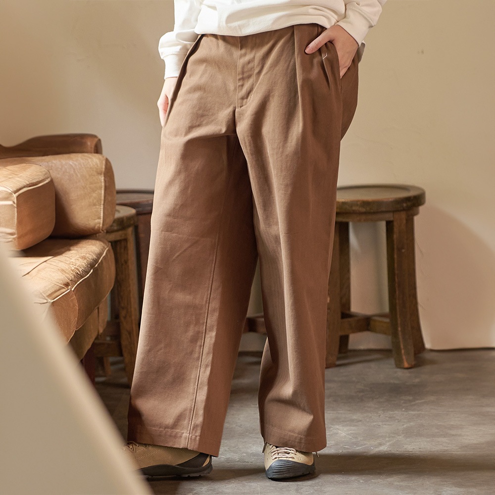 ヘリンボーン 2タックチノパンツ | COBMASTER | JUGLANS