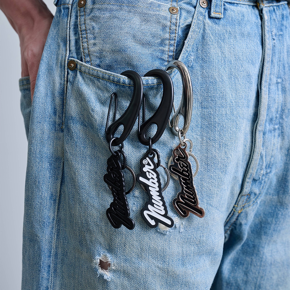 Number? LOGO MOTIF KEY HOLDER