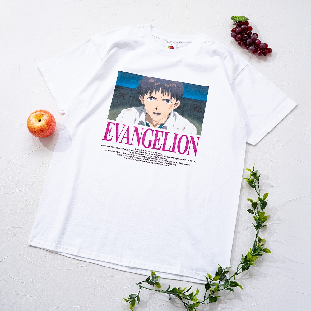 FTL×EVA ムービーグラフィック Tシャツ ホワイト