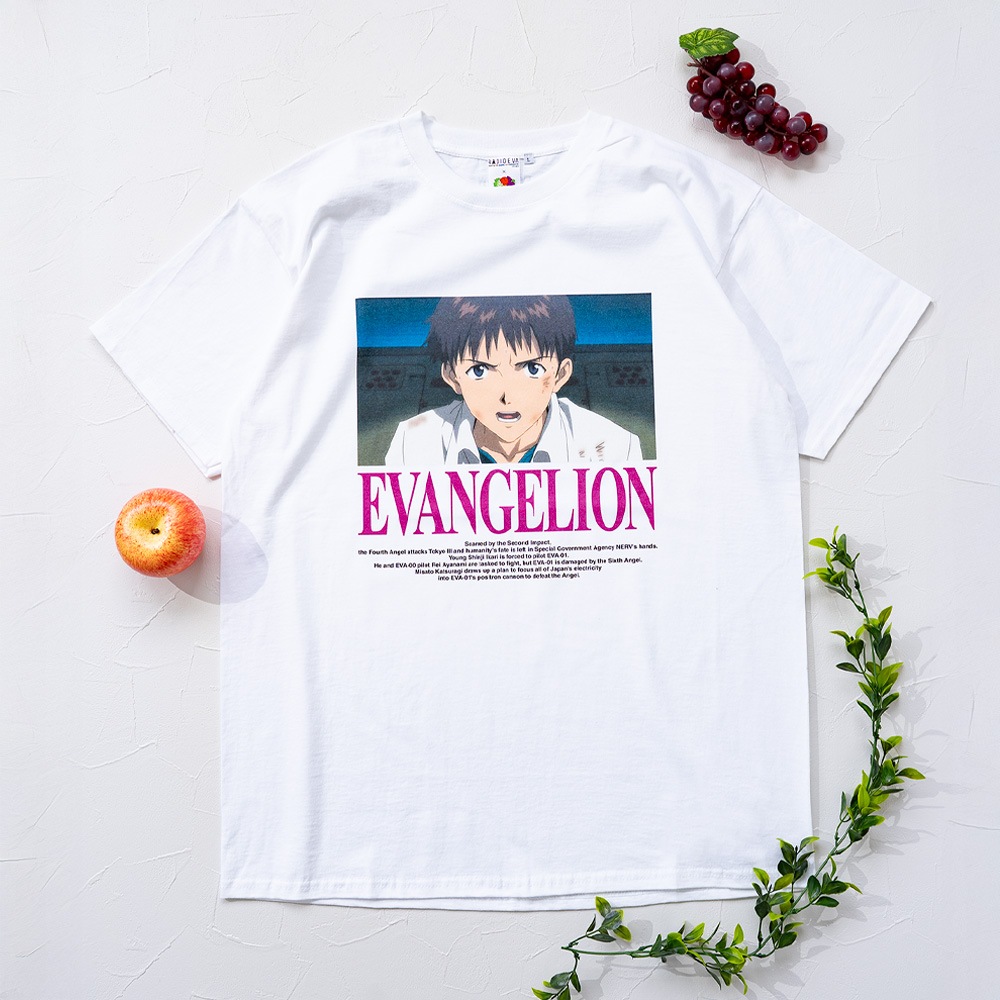FTL×EVA ムービーグラフィック Tシャツ ホワイト