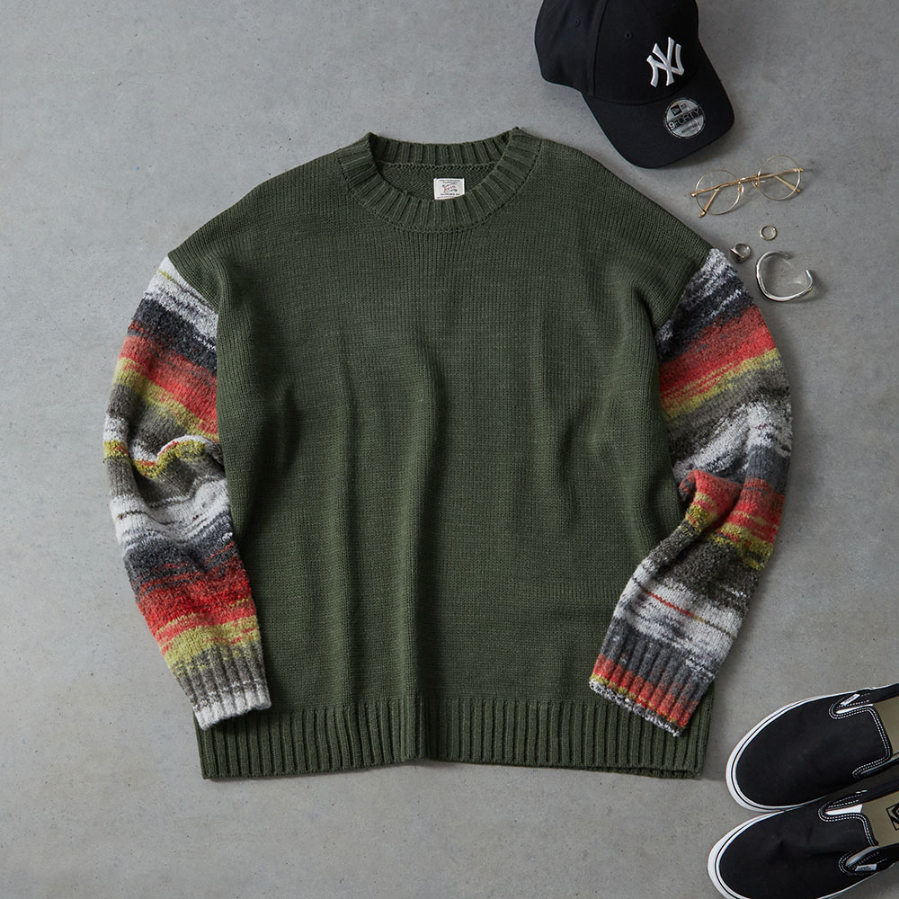 GW特別SALEstyling 新作クロスケーブルニット