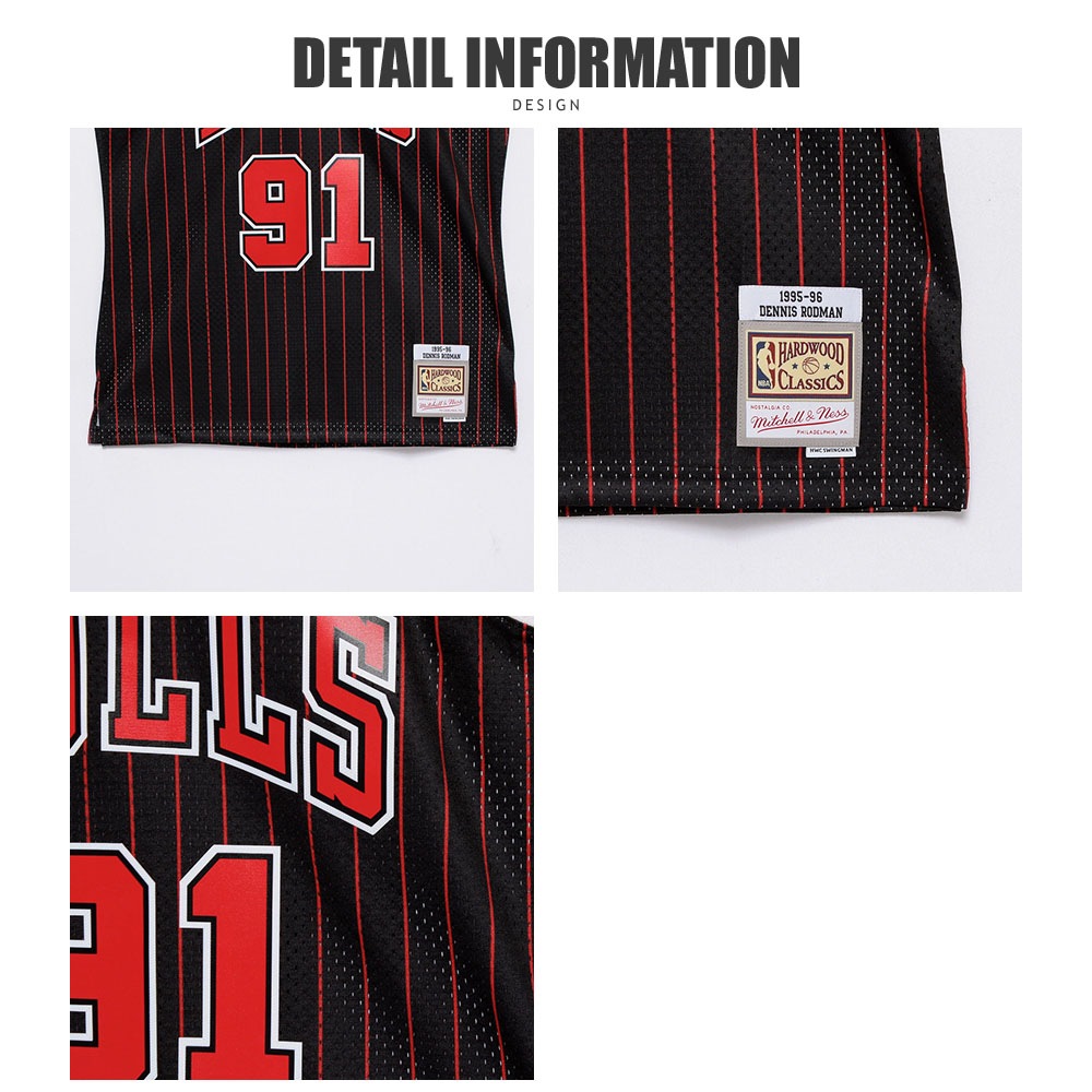 NBA SWINGMAN ALTERNATE JERSEY BULLS 95 DENNIS RODMAN | アパレル