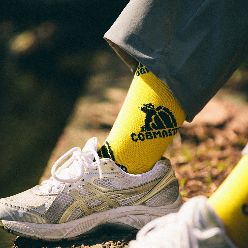 C COB P LOGO SOCKS