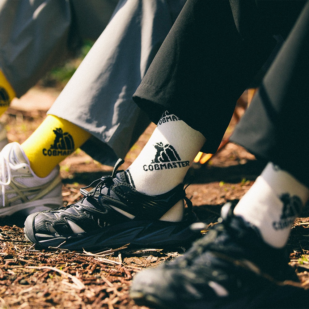 C COB P LOGO SOCKS