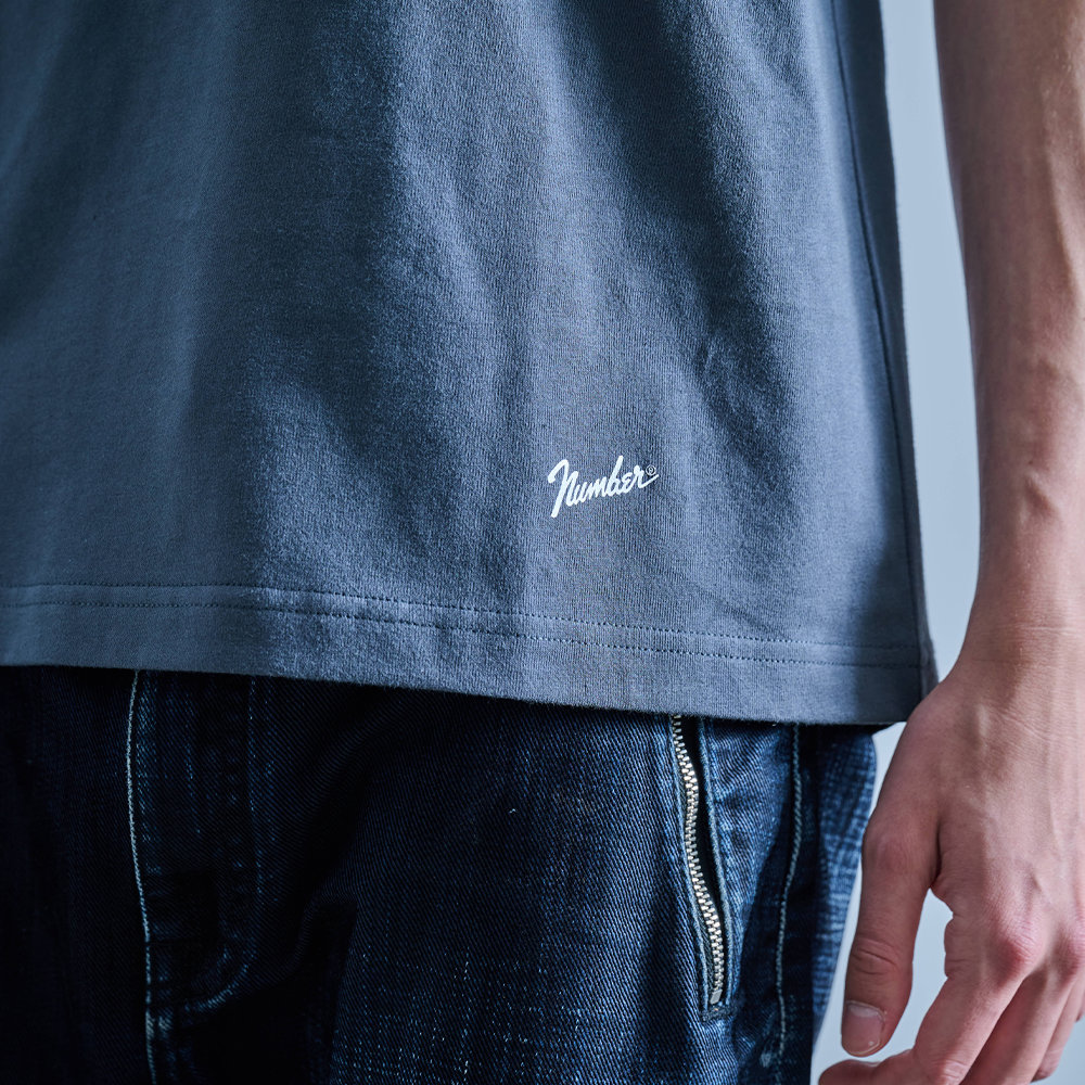 【NUMBER(N)INE/ナンバーナイン】BASIC HEM PRINTED T-SHIRT