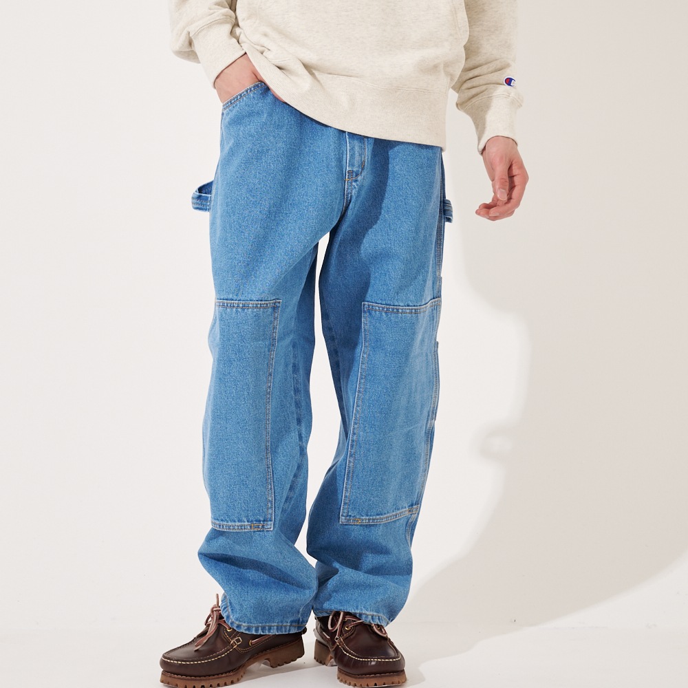 パンツ Worn Double Knee Painter Pant \"Denim Worn Double Knee Painter Pant | Supreme 25ss