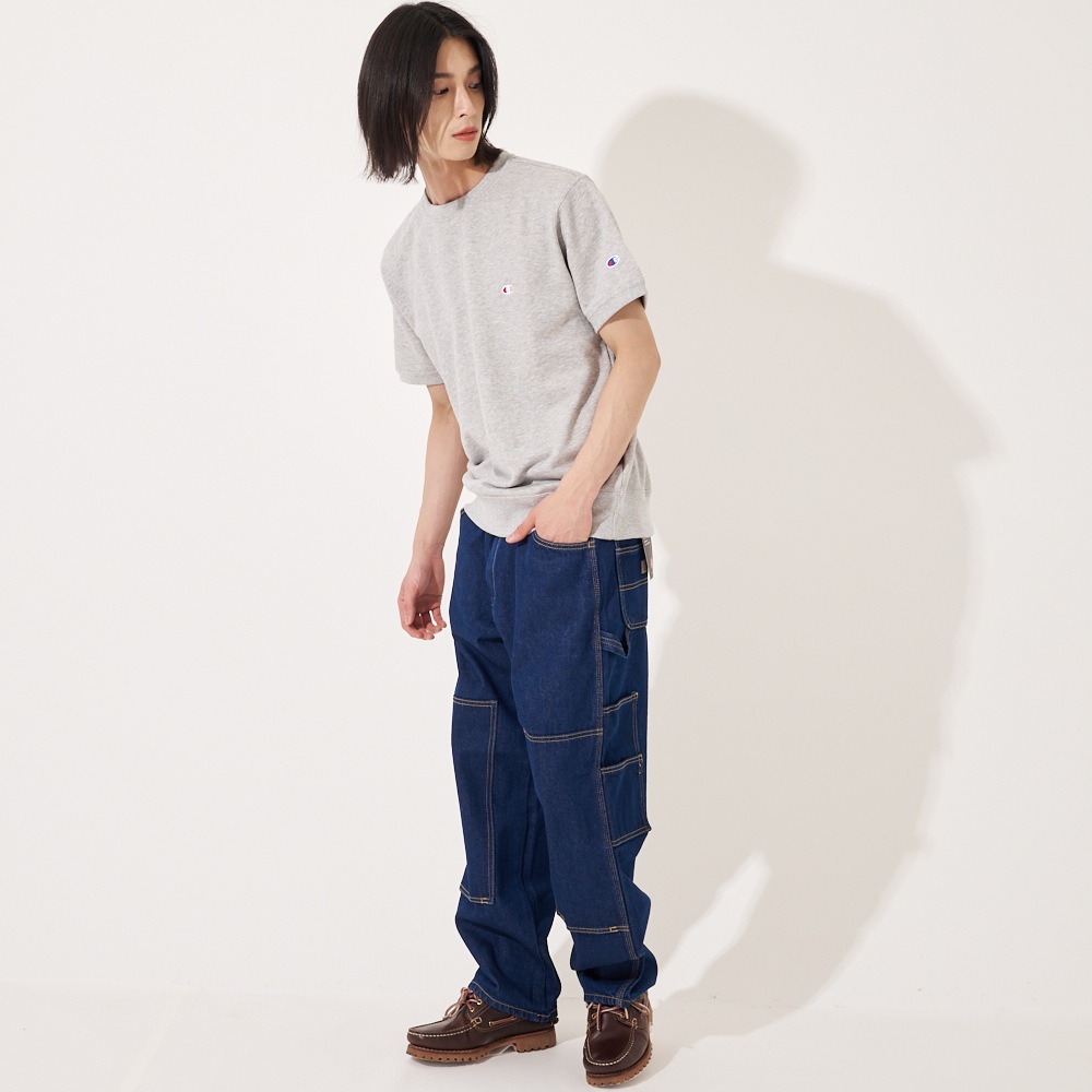 ポーター&ステューシーWネーム アイアンブルーバケツ型2WY美品