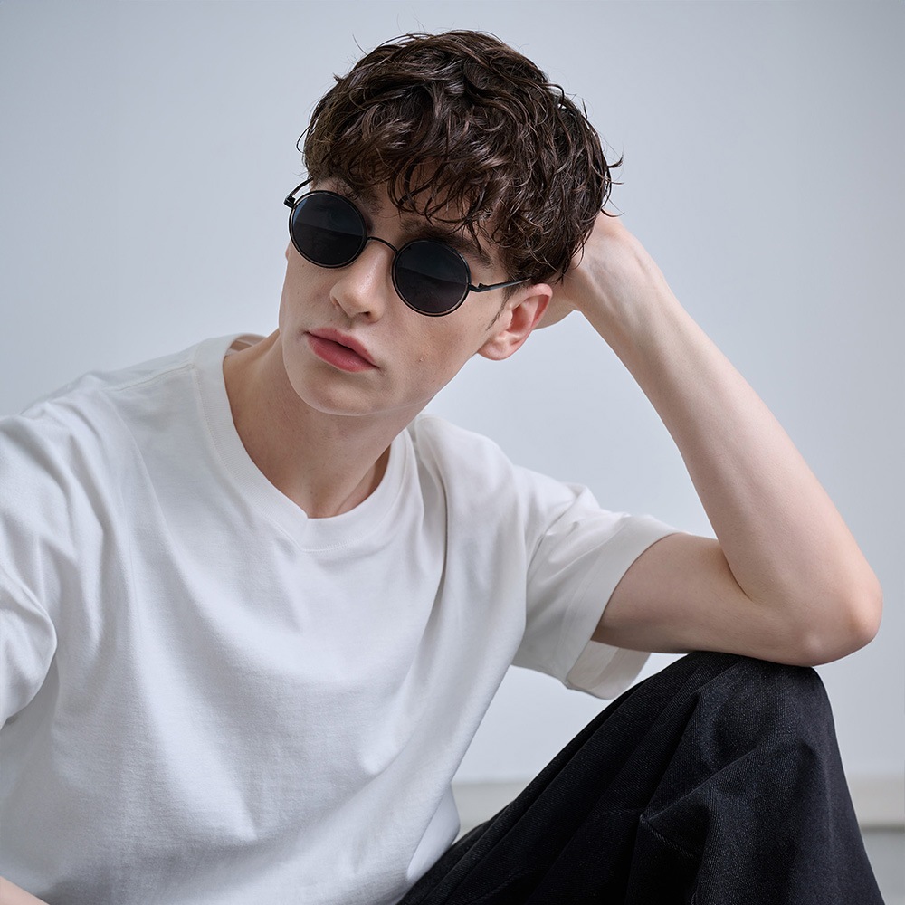 ROUND METAL FRAME SUNGLASSES