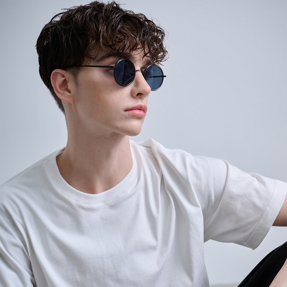 ROUND METAL FRAME SUNGLASSES