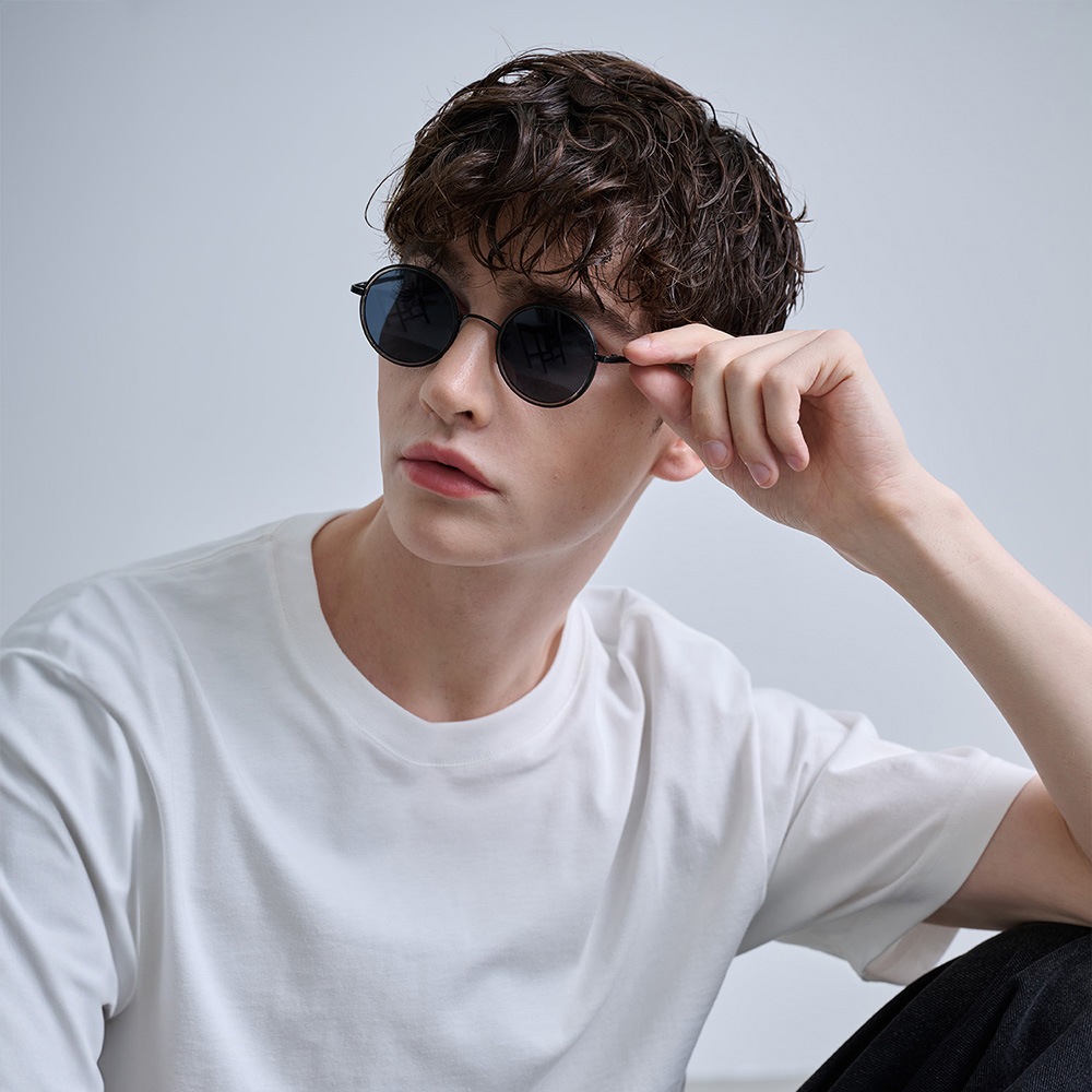 ROUND METAL FRAME SUNGLASSES