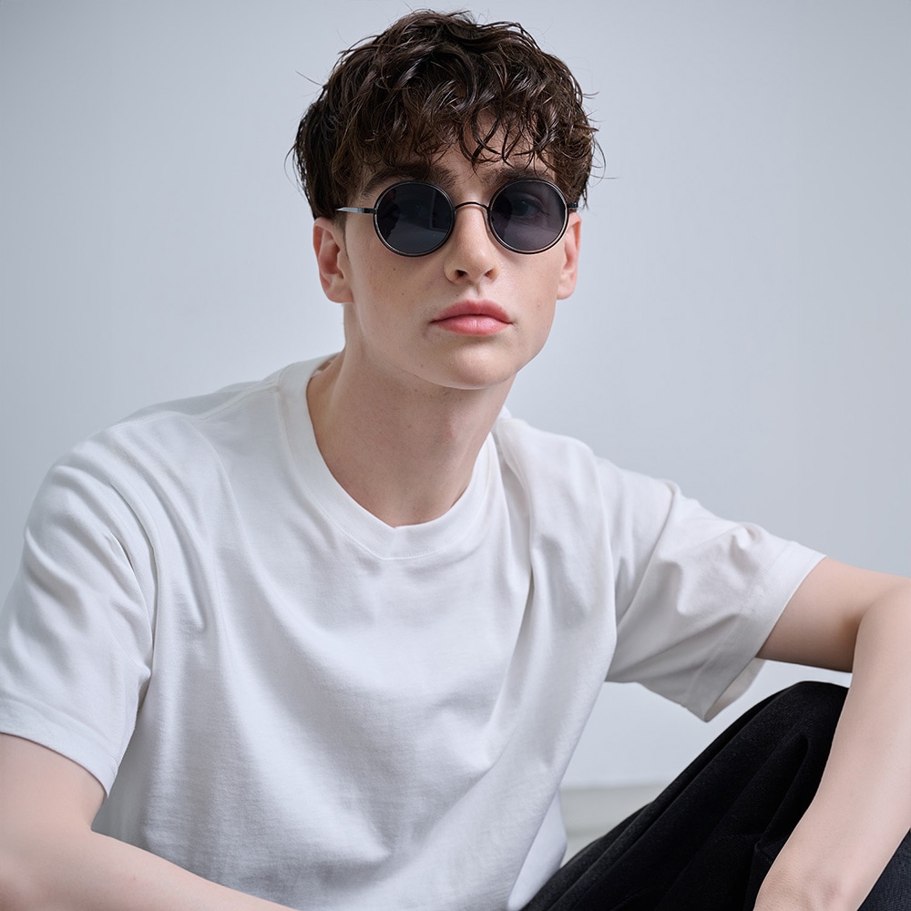 ROUND METAL FRAME SUNGLASSES