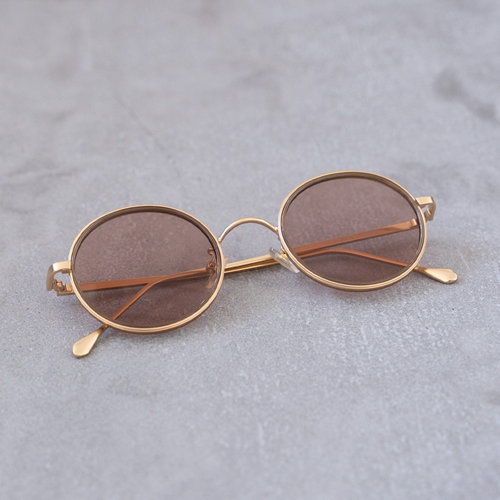 ROUND METAL FRAME SUNGLASSES