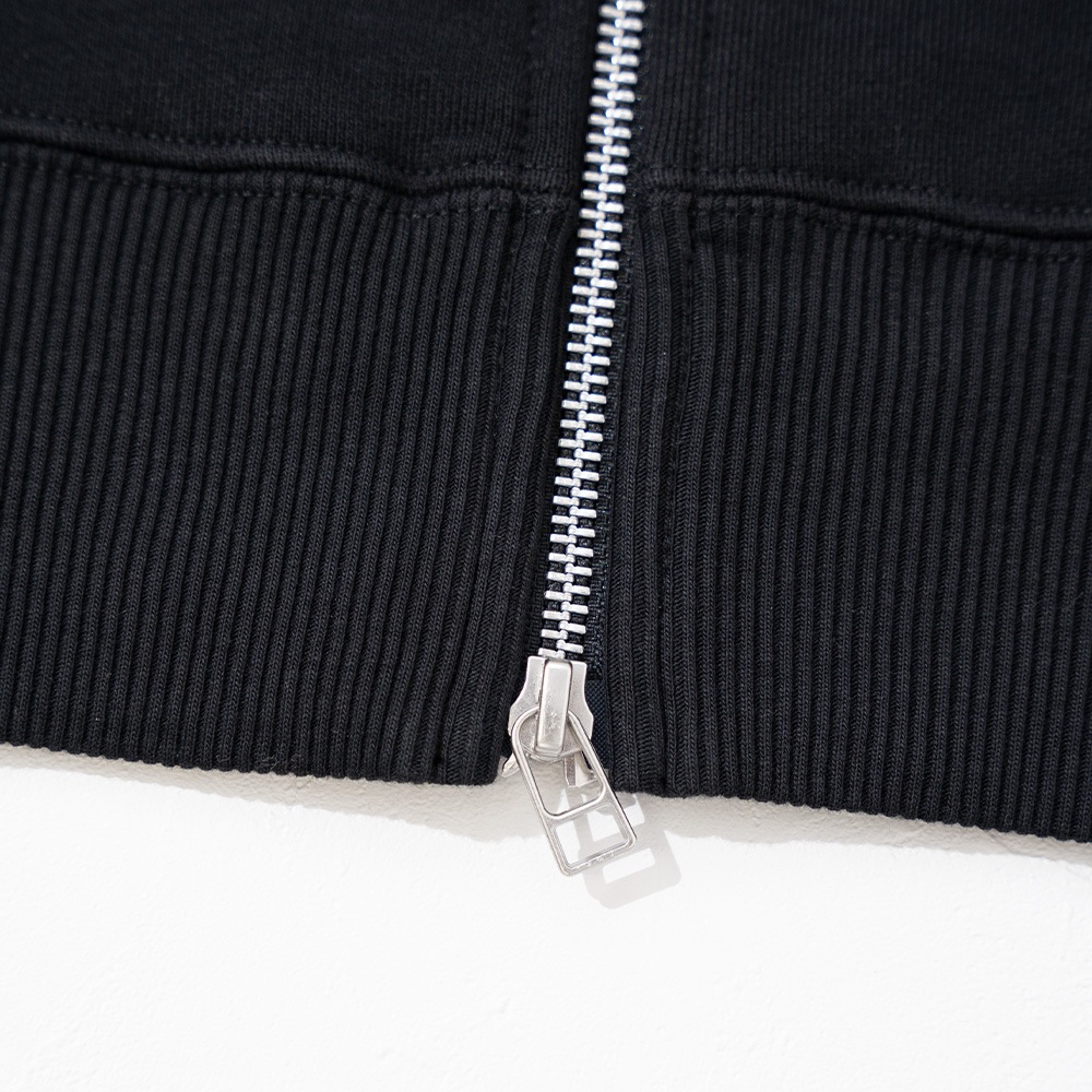 FIRM COTTON FULL ZIP SWEAT HOODIE