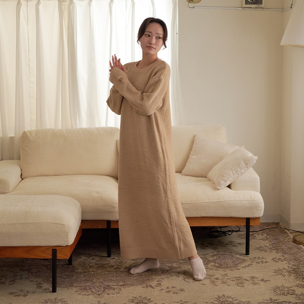 ルームウエアもこもこワンピース | FRUIT OF THE LOOM | JUGLANS