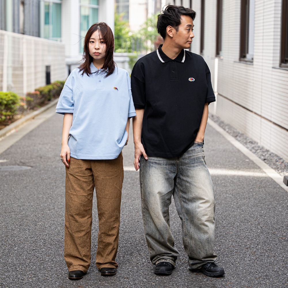 kolor 22ss 鹿の子オーバーサイズポロシャツ kolor 22ss 鹿の子オーバーサイズポロシャツ