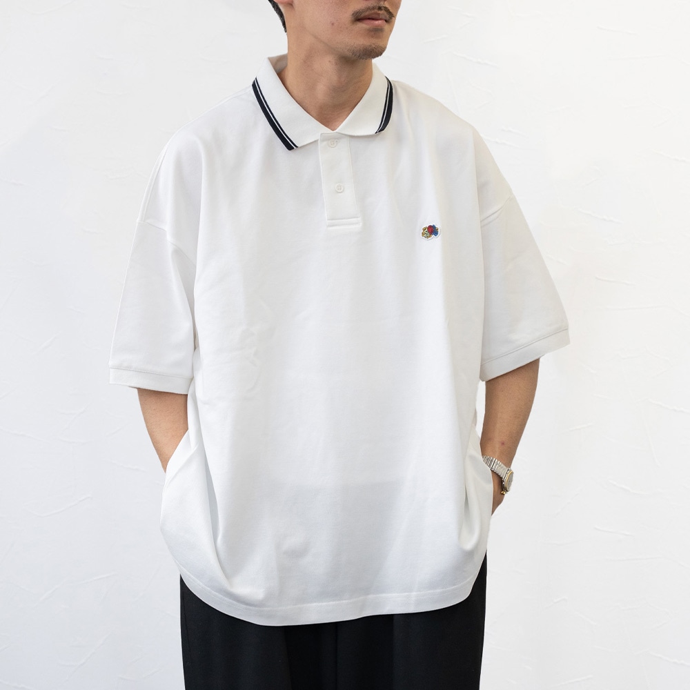 kolor 22ss】鹿の子 ポロシャツ グリーン サイズ1