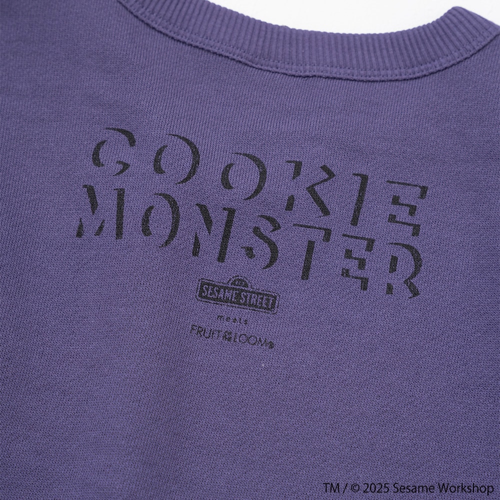 SESAMESTREET×FTL ロングスリーブ甘編 フォト プルオーバートップスB