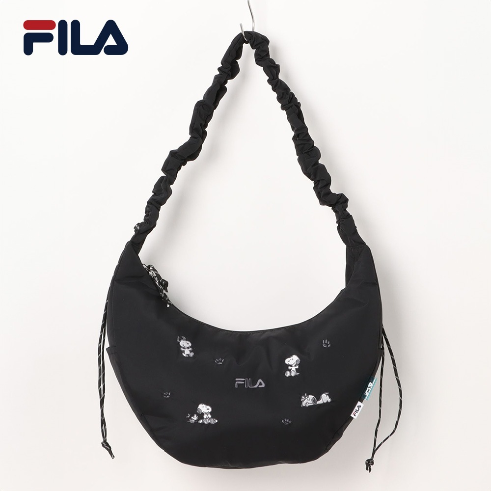 FILA×PEANUTS ハーフムーン クシュクシュハンドル ショルダーバック