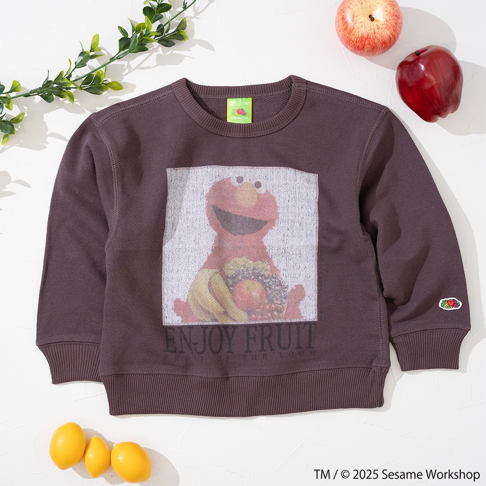 SESAMESTREET×FTL キッズ フォト ロングスリーブスウェットA