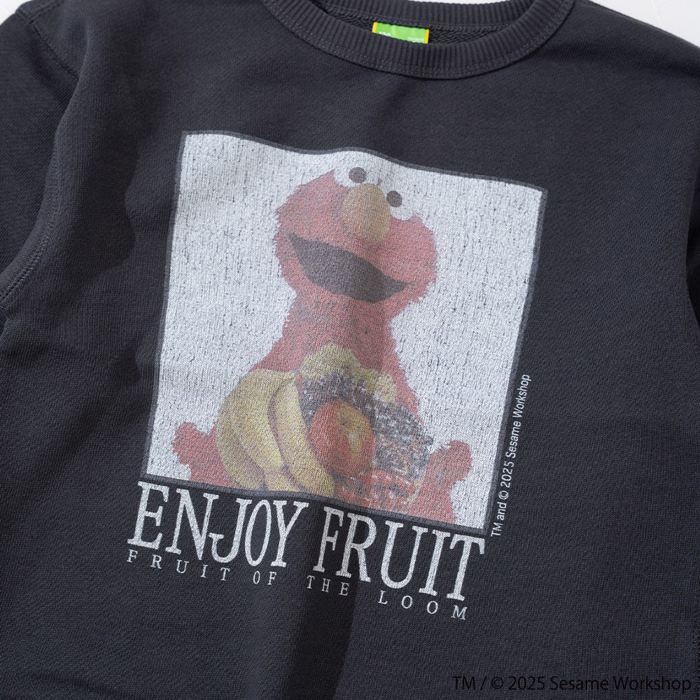 SESAMESTREET×FTL キッズ フォト ロングスリーブスウェットA