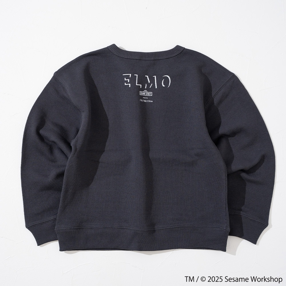 SESAMESTREET×FTL キッズ フォト ロングスリーブスウェットA