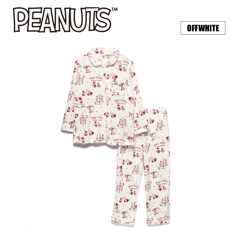 ふわもこプレミアム ホリデー柄シャツ