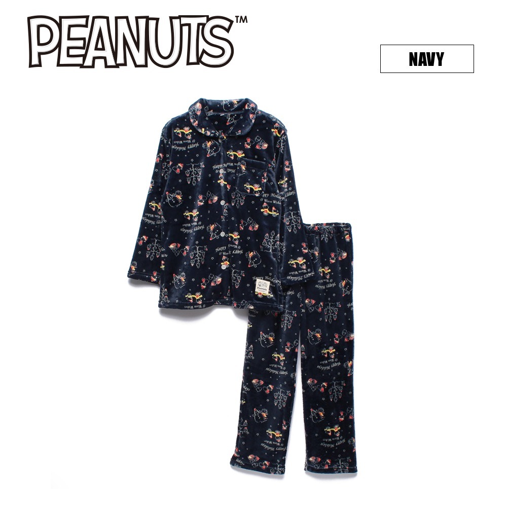 ふわもこプレミアム ホリデー柄シャツ