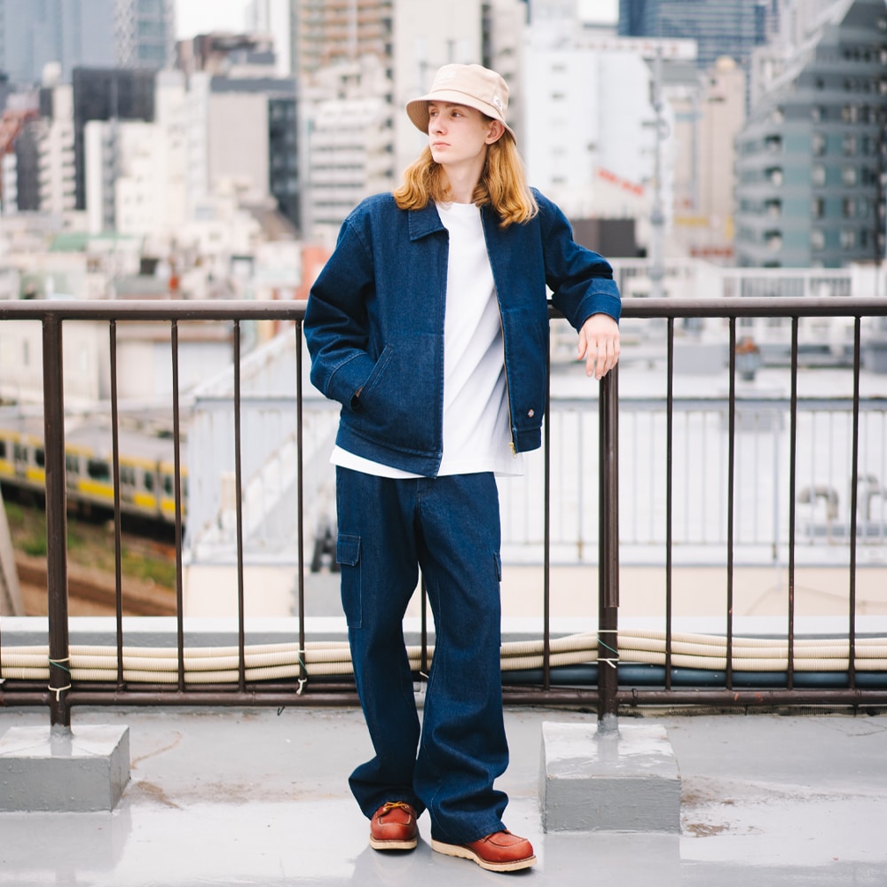 TJ15MODEL DENIM INSULATED EISENHOER JACKET | Dickies,アウター