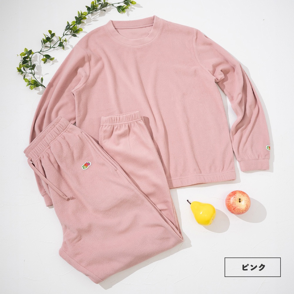 FTL ミニフリース ルームウェア クルー 上下セット | FRUIT OF