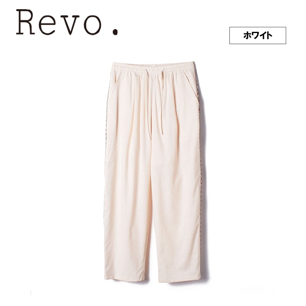 TR リネン ジャガードテープライン イージーパンツ