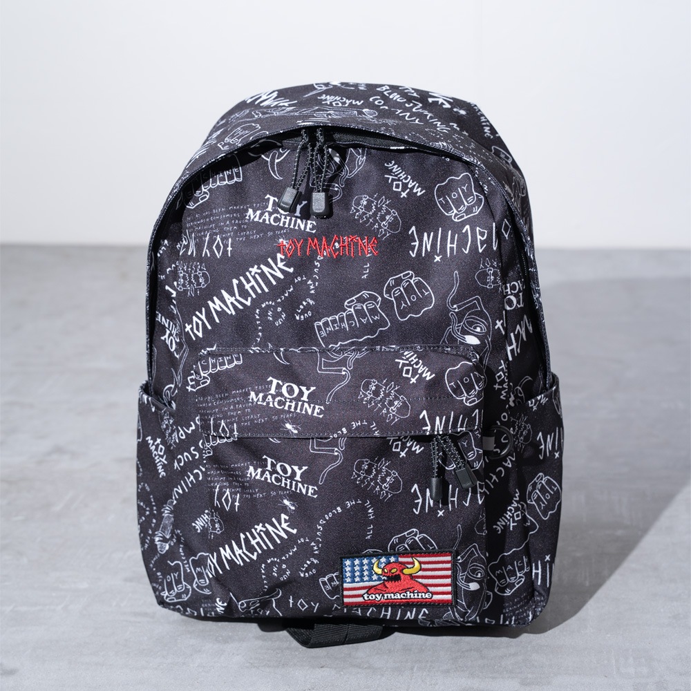 トイマシーン クルーザーデイパック ブラック リュック toymachine