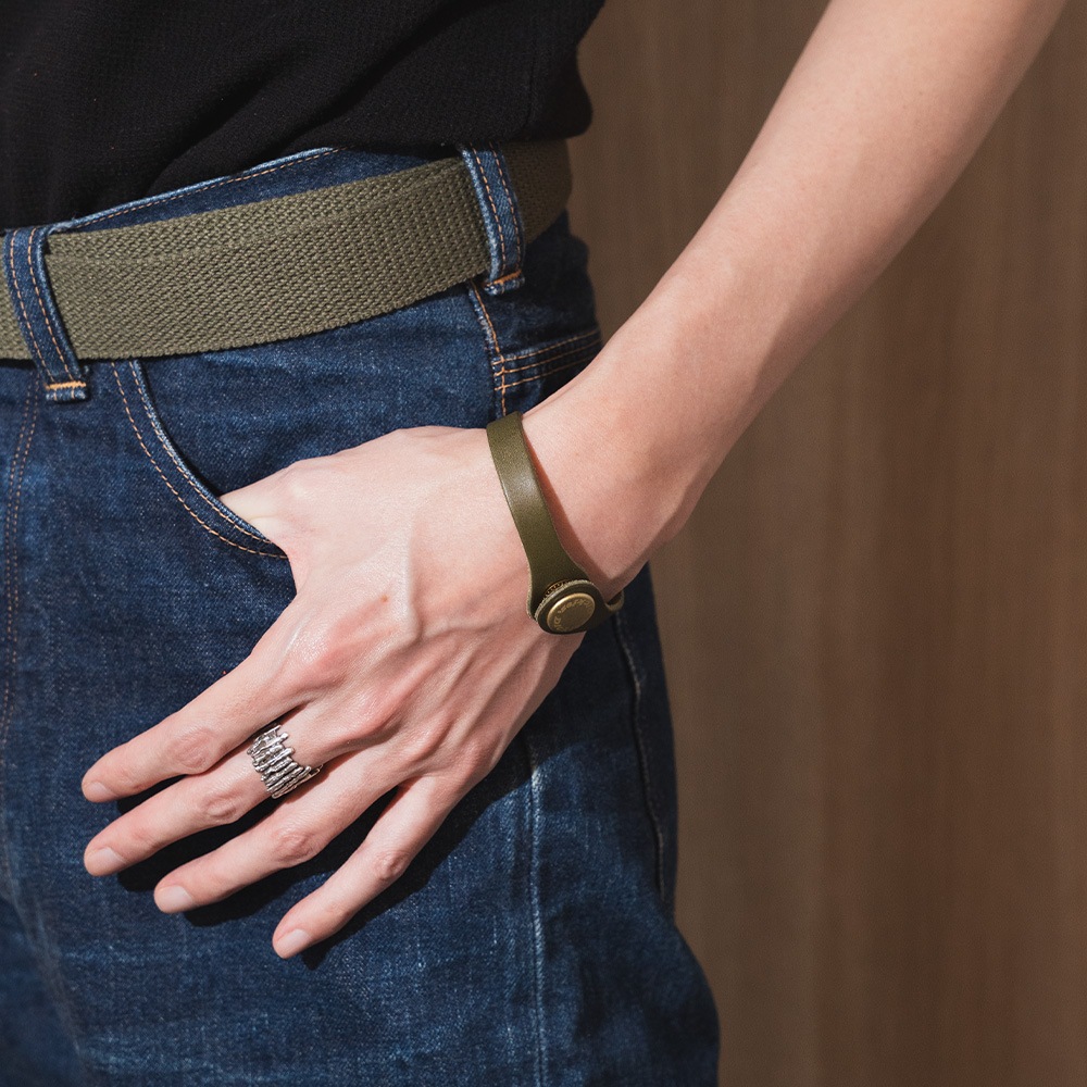 DICKIES シングル レザーブレス